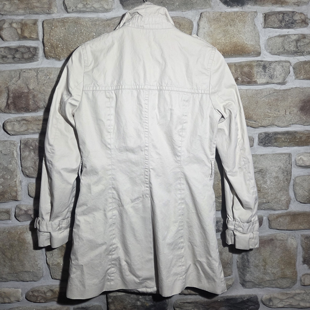 Banana Republic Off-White Trench Coat View 2